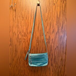 Teal "HOBO" Crossbody Bag